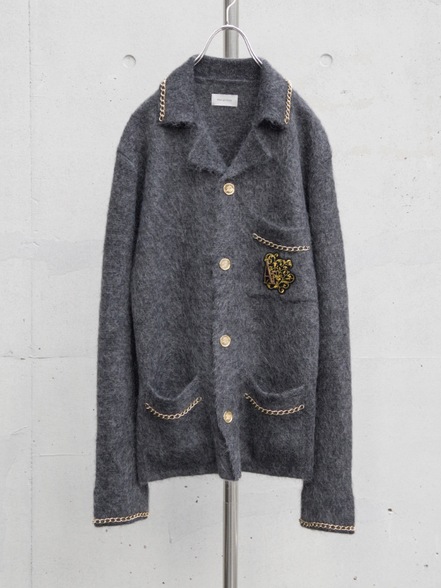 BED J.W. FORD "C-open collar Cardigan"
