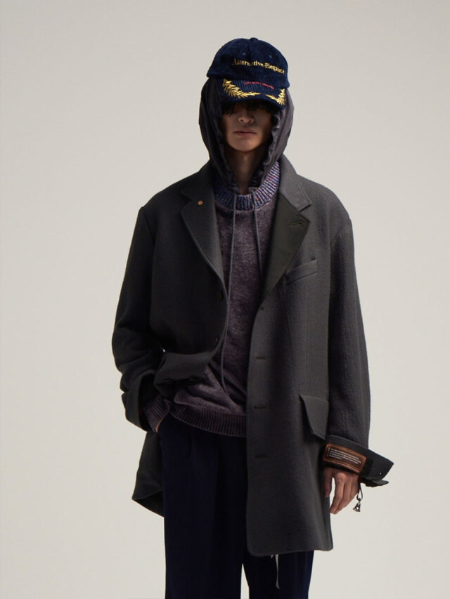 BED J.W. FORD "AE-Jacket" - GRAY
