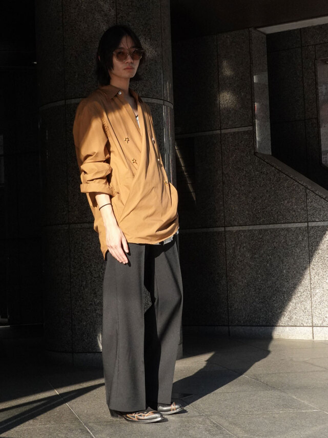 BED J.W. FORD ベッドフォード プルオーバー シャツ レイヤード 2025SS】 BED J.W. FORD (ベッドフォード) 