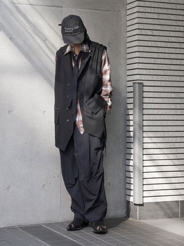 BED j.w. FORD 25 AW ブラック ベスト W – Black｜BED j.w. FORD Official Website