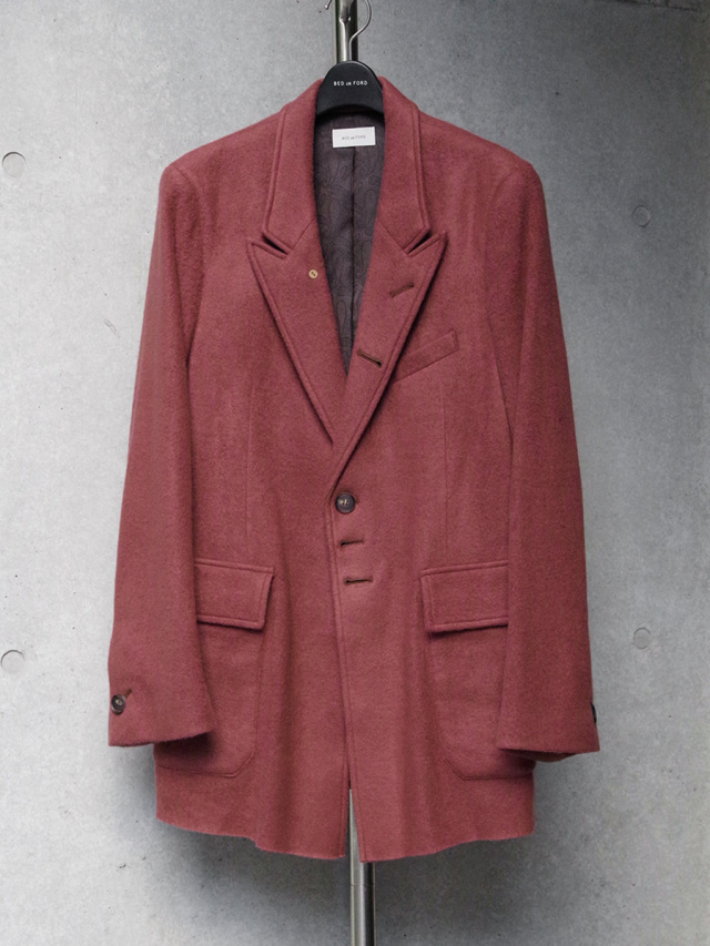 BED J.W. FORD "Peak Lapel Jacket" - BROWN