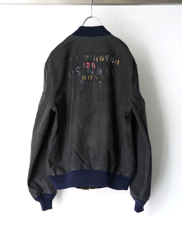 BOWWOW "USN DECK ZIP JACKET AGED"
