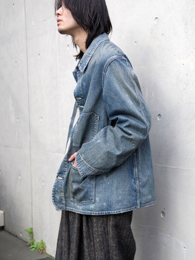 BOWWOW　バウワウ カバーオール BOWWOW - BOW WOW バウワウ カバーオールUSN M43 DUNGAREE JUMPER