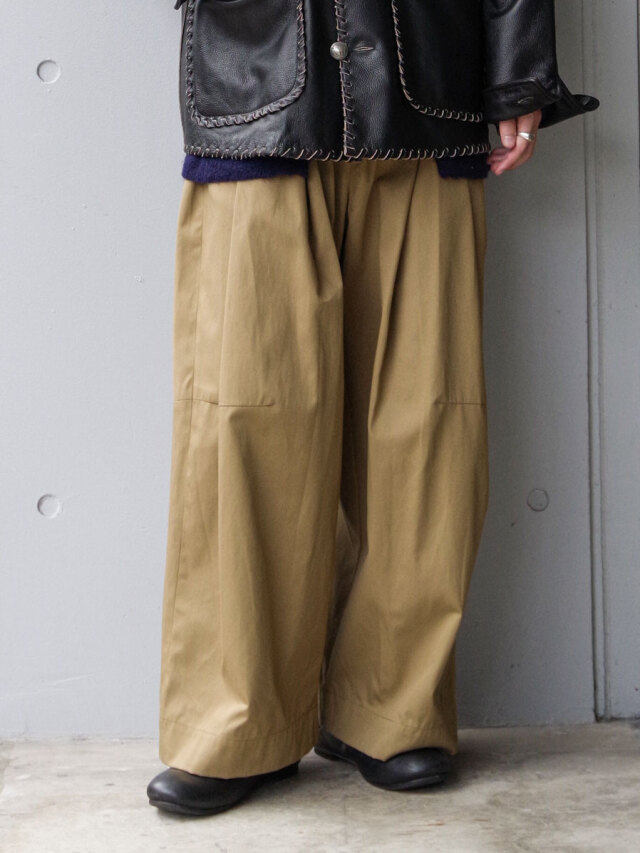 SHINYAKOZUKA "UPCYCLED BAGGY" - KHAKI