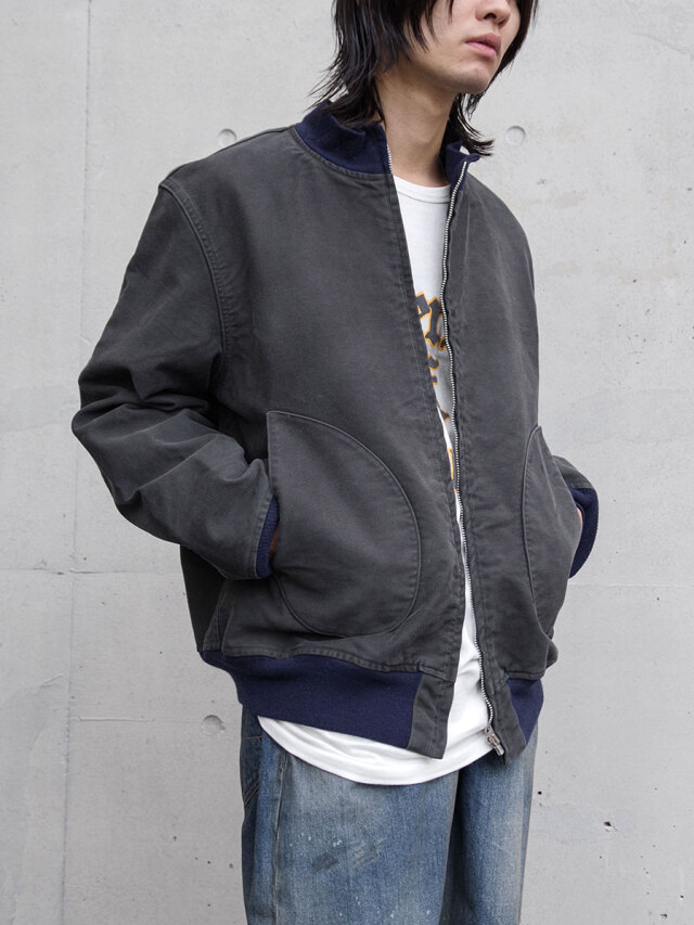 BOWWOW "USN DECK ZIP JACKET AGED"