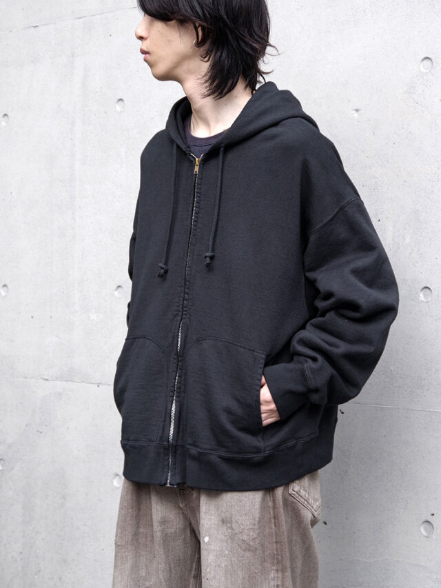 BOWWOW "ZIP HOODIE" - BLACK
