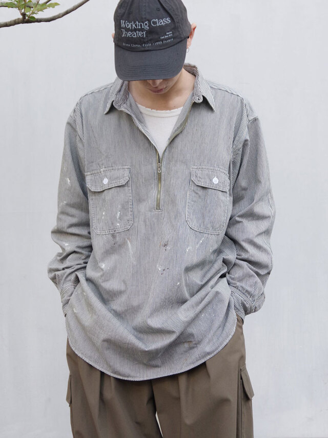 BOWWOW シャツ Lサイズ OXFORD BD SHIRTS BANDANNA REPAIRED オックスフォードシャツ
