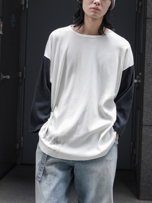 BOWWOW "BASEBALL CS AGING" - WHITE×BLACK AGING
