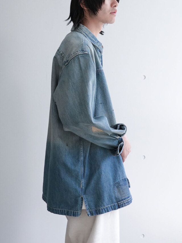 BOWWOW デニムシャツ 日本製 Lサイズ　2024SS BOWWOW デニムシャツ 日本製 Lサイズ 2024SS - メルカリ