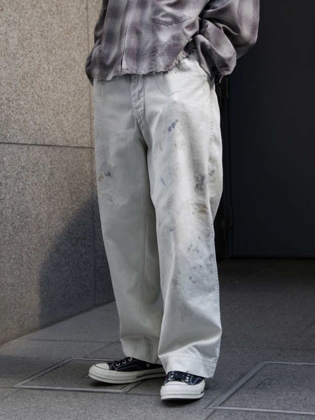 BOWWOW "STAINED WORK TROUSERS"
