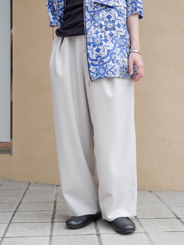 CUINIIE "SCULPTED SILHOUETTE TROUSERS" - Ivory