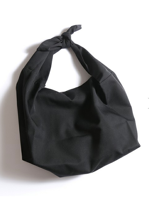 ＜2025SS新作＞Dulcamara (ドゥルカマラ) "よそいきBAG よそいきトートバッグ" - BLACK