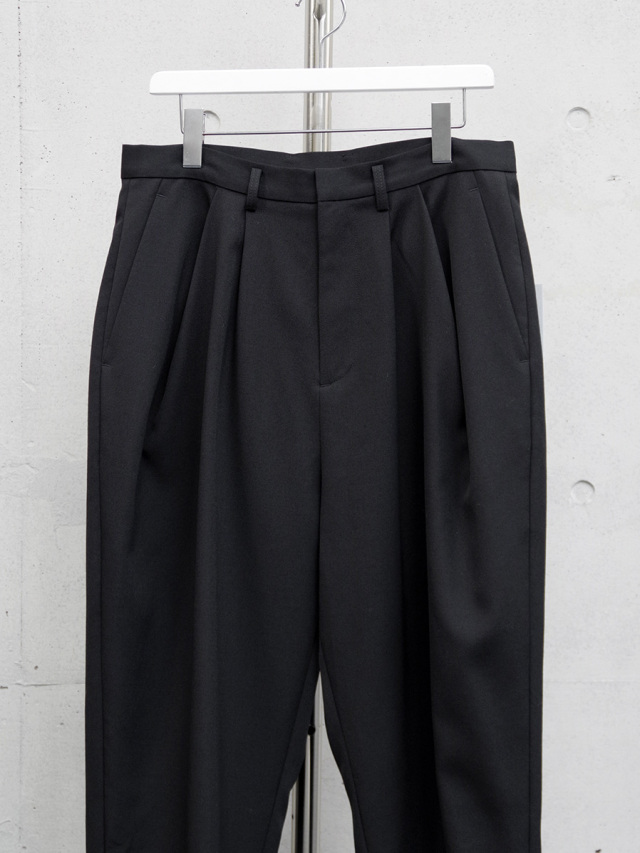 23AW Ulterior ウォッシュド 備前 タック パンツ 501P▲ Dulcamara (ドゥルカマラ) 