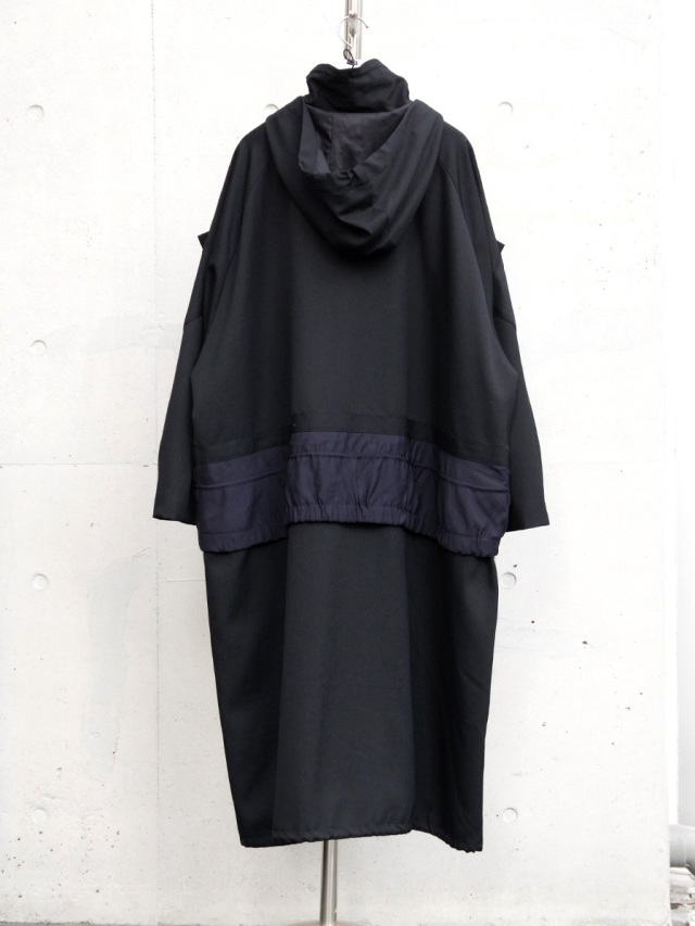 Dulcamara / よそいきトレンチコートブラック ラッドミュージシャン Dulcamara ドゥルカマラ よそいきトレンチコート SIZE0【表参道t