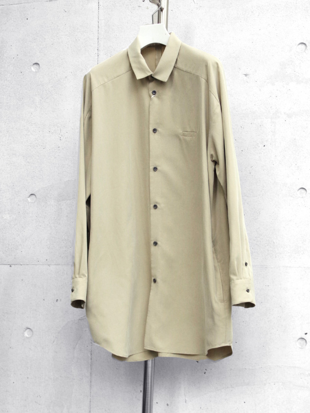 Dulcamara "24AW ヨークスリーブシャツ-P" - SAGE