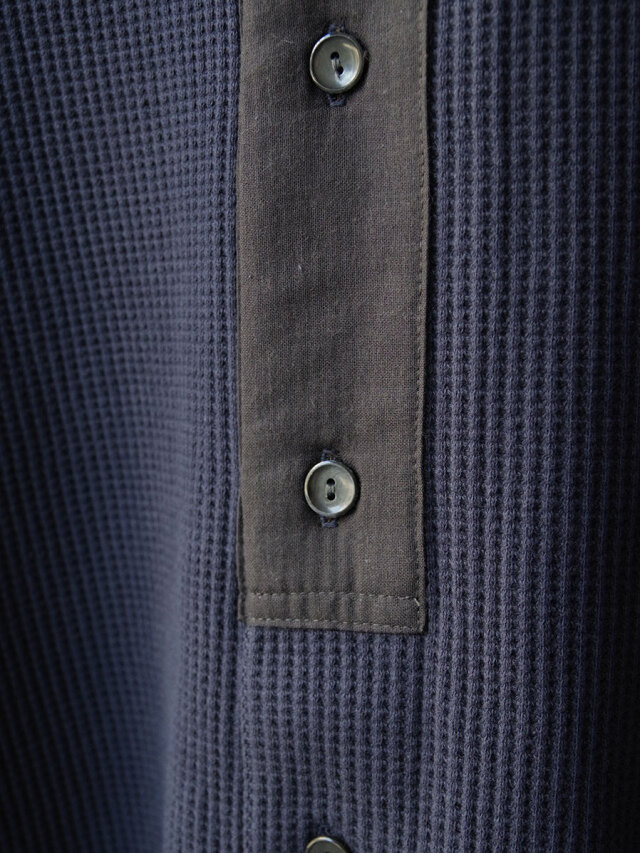 【新品未使用 24SS dulcamara ワッフルヘンリーネックCD】 Dulcamara (ドゥルカマラ) 