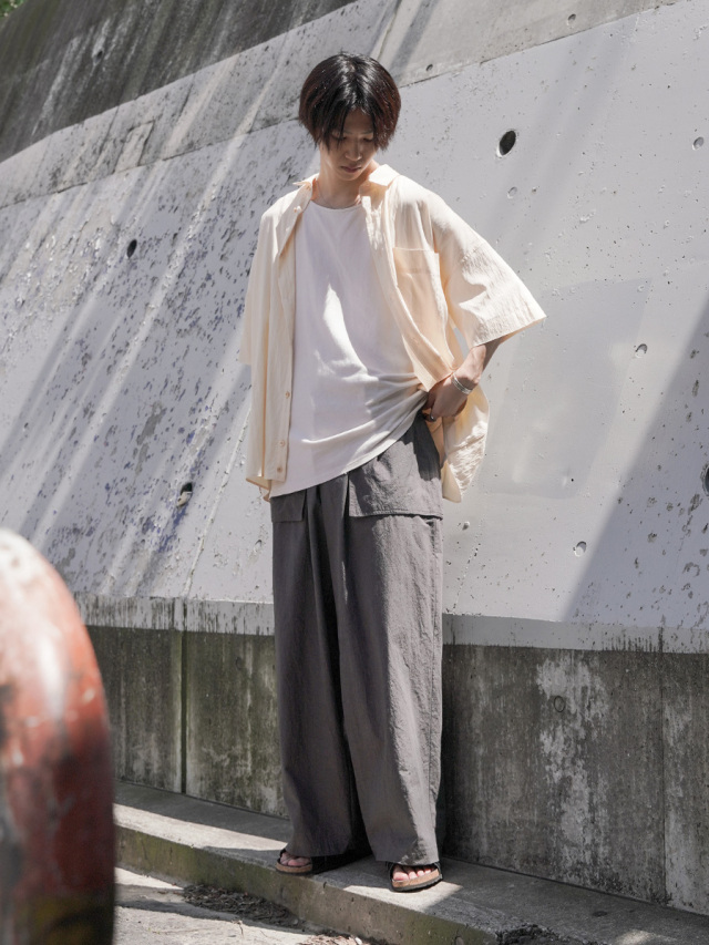 ドゥルカマラ18ss ロールスリーブプルオーバーシャツ Dulcamara（ドゥルカマラ）の「2018春夏 ロールスリーブプル