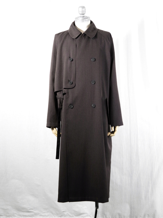 ジャケット・アウター stein 22AW Melton Double Breasted Coat stein MELTON DOUBLE BREASTED COAT・DARK GREY KHAKI - tity