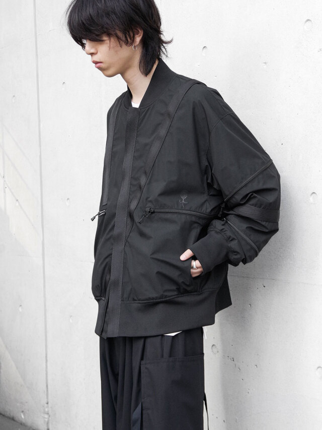 トッカ ノーカラージャケット M ブラック 黒 未使用に近い DMW 25AW D-VEC × ALMOSTBLACK ディーベック オールモストブラック