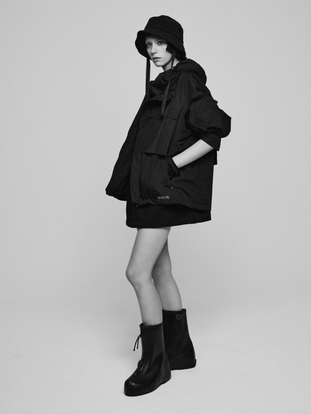みぃにゃん‪❥❥❥‬　DOWN VEST ブラック 22AW D-VEC × ALMOSTBLACK ディーベック オールモストブラック