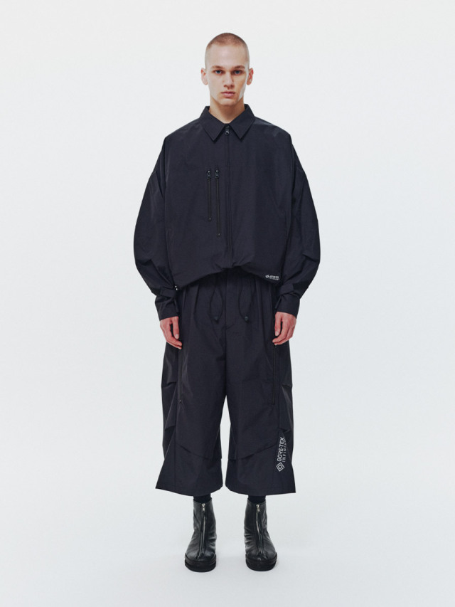 定価4.2万 新品 D-VEC FISHERMANS PANTS ブラック 2 23SS D-VEC × ALMOSTBLACK ディーベック オールモストブラック