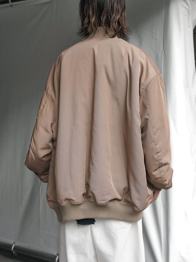 ジャケット・アウター Edwina Horl MA-1 BIG BLOUSON l.beige Edwina Horl MA-1 BIG BLOUSON OVIE limited - BISHOOL,Edwina