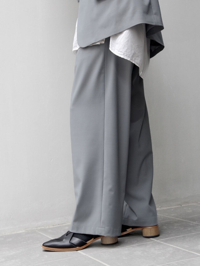 パンツ dauerbrenner BUNDFALTENHOSE WIDE PANTS 別注 2023SS SHELTER×dauerbrenner by Edwina Horl (エドウィナ