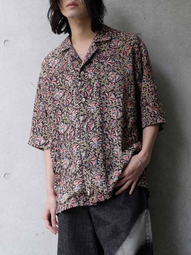 Edwina Horl "METABOLISCHES HEMD" OPEN COLLAR SHIRT