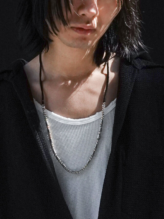 【SHELTER別注】Garden of Eden "SV BEADS LEATHER NECKLACE"