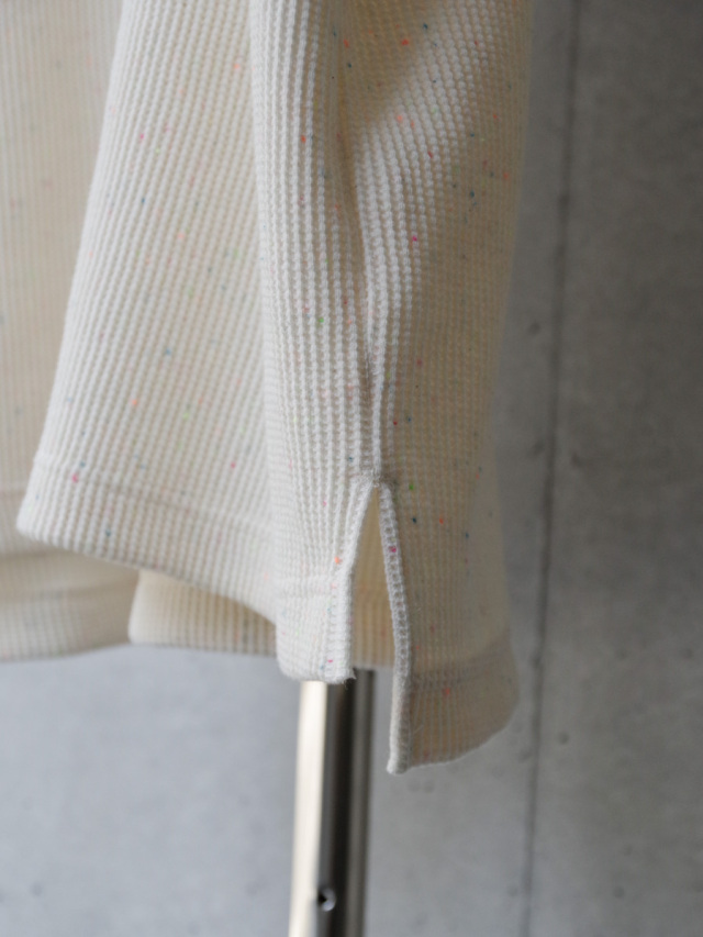 Dulcamara 24SS ワッフルSスリーブポロ　キナリ Dulcamara (ドゥルカマラ) 