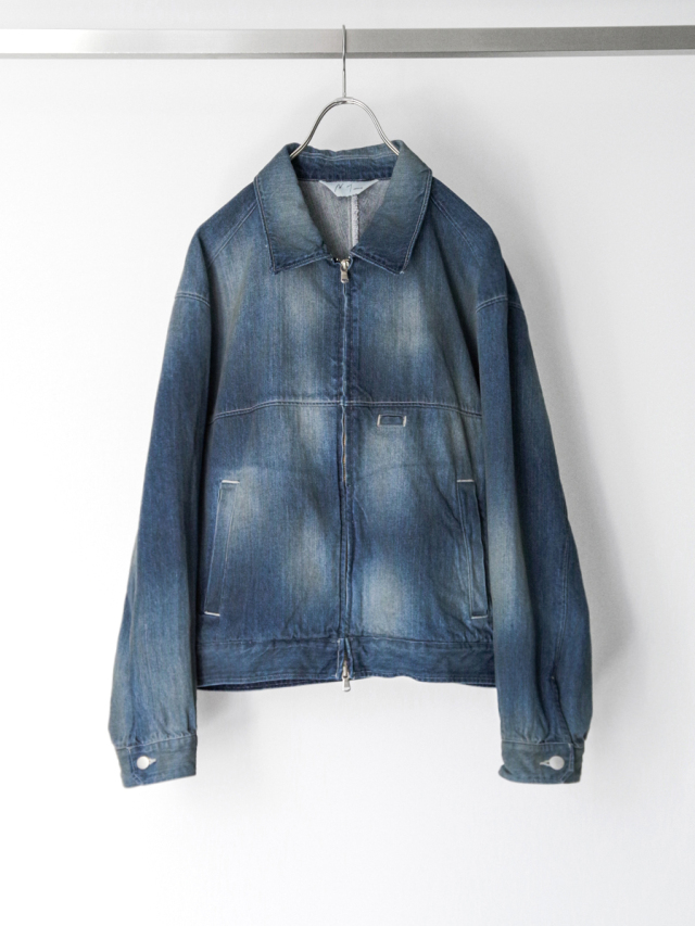 ANCELLM "DENIM ZIPUP JACKET" - INDIGO
