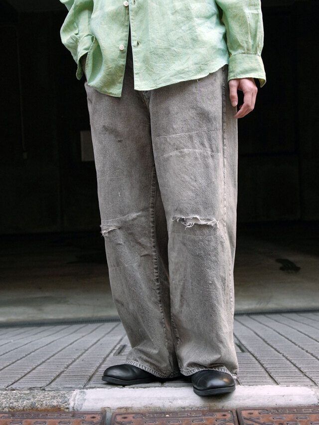 ANCELLM "#06 10oz AGING type-A" - BLACK