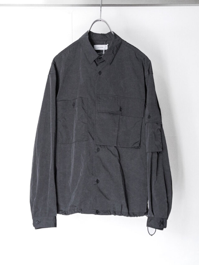 THE JEAN PIERRE "Beta Shirt(NYLON)" - INK BLACK