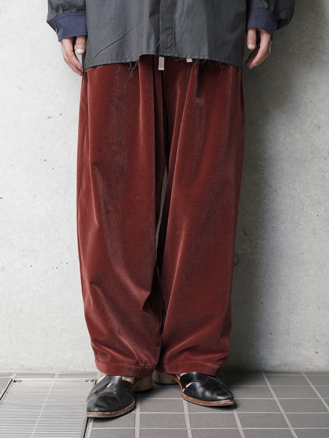 my beautiful landlet "VELVET USED FINISH EASY PANTS" - ENJI