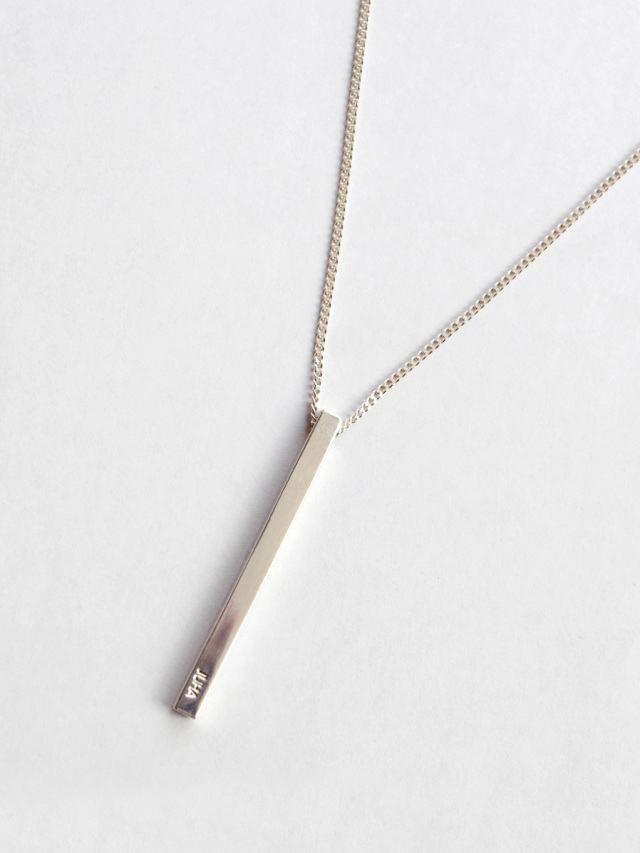 JUHA (ユハ)  "NECKLACE - FLAT" ＜シルバーネックレス＞