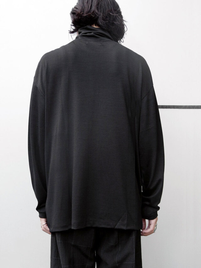 JUHA : 23aw Washable wool turtle★4★黒 juha - 【ラスト1点】【23AW】Washable wool turtle(BLACK) | Salty