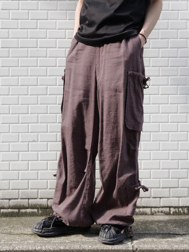 【SATIIIZ】Heyburn String Cargo Pants SATIIIZ】Heyburn String Cargo Pants
