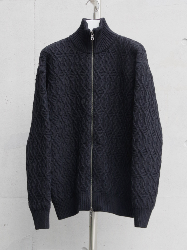 ヘヨンhyeon elephant knit cardigan black KNIT | CARDIGAN