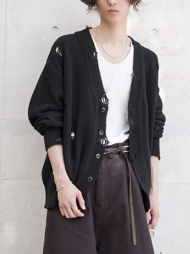 JUHA LOOP YARN CARDIGAN 美品】JUHA/ユハ LOOP YARN CARDIGAN JUHA
