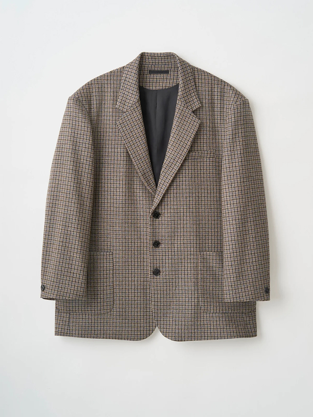 【PRE-ORDER】JUHA "OVERSIZED CHECK JACKET"