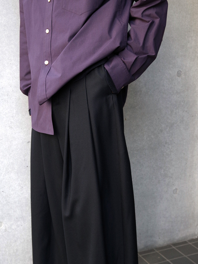 パンツ 25AW SHINYAKOZUKA Dear BAGGY SHINYAKOZUKA [ Dear, BAGGY ] BLACK | ロイド・エフダブリュー (LLOYD FW)