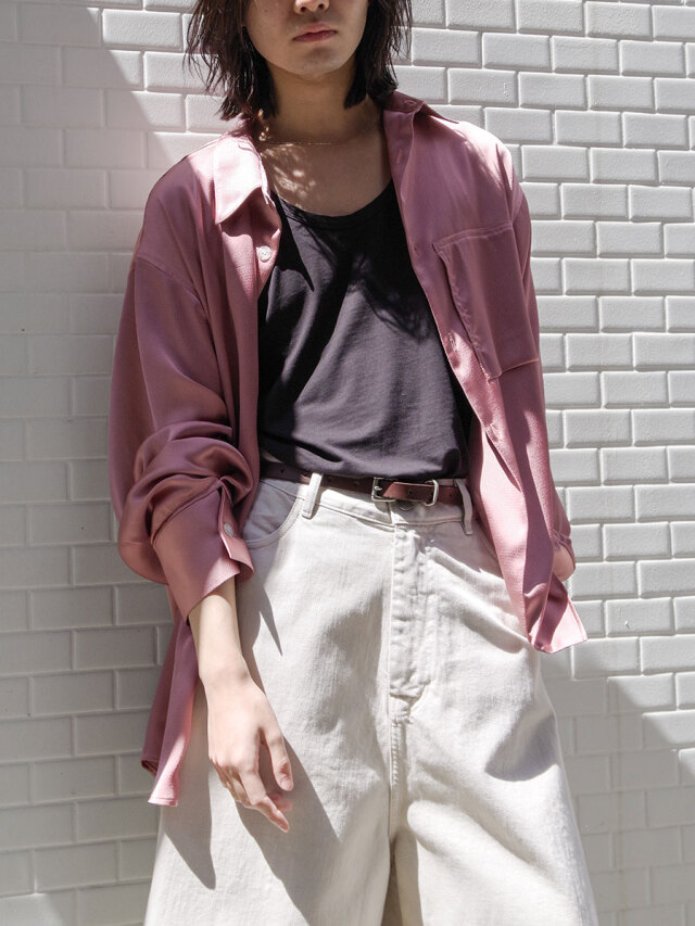SHINYAKOZUKA "HIS SHIRT" - PINK（SATIN）