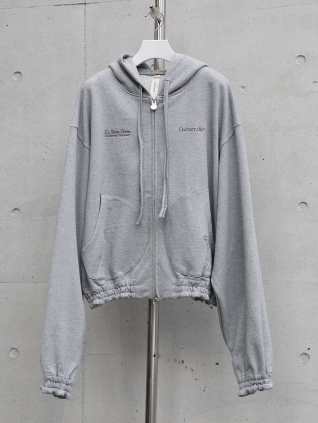 SHINYAKOZUKA "ORDINARY OLD STYLE ZIP HOODIE(ISSUE#7)" - HEATHER