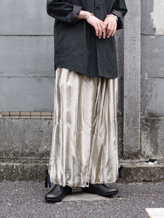 LEH "FAKE FUR × BAND WIDE SLACKS"