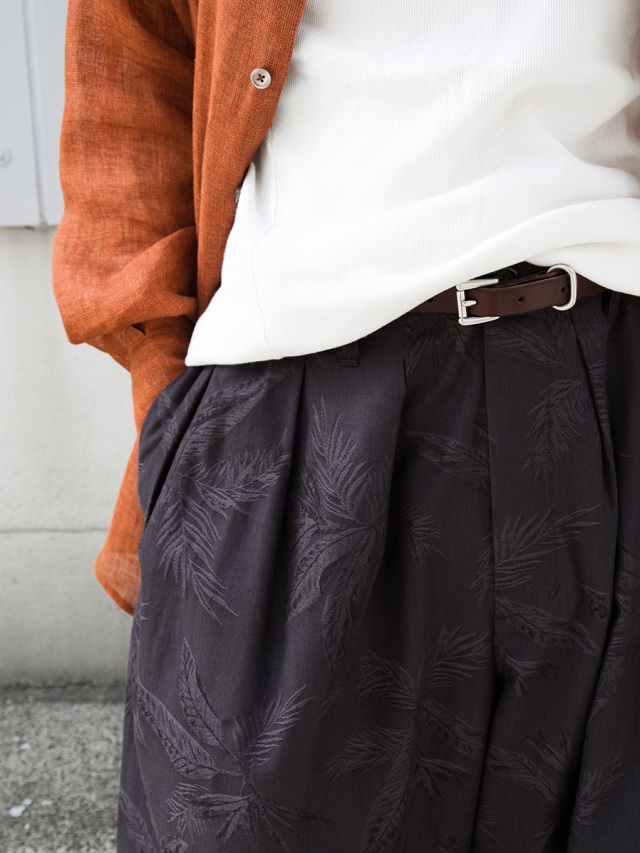 パンツ Leh band wide slacks 23SS LEH レー 