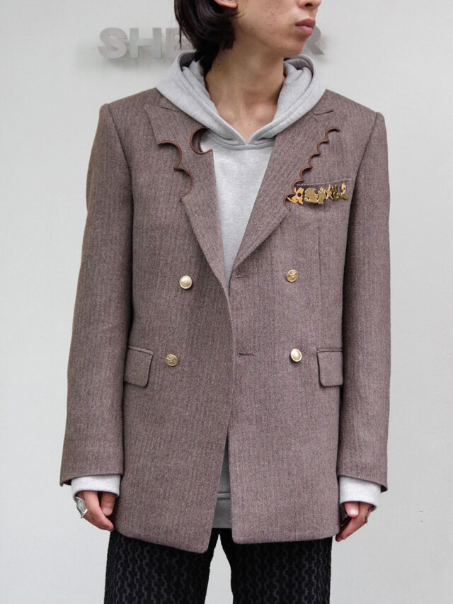 MASU "NIBBLED BLAZER"