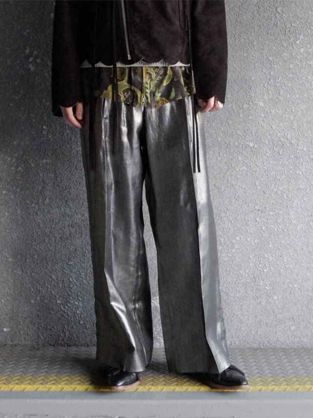 MASU "METALLIC EASY PANTS"