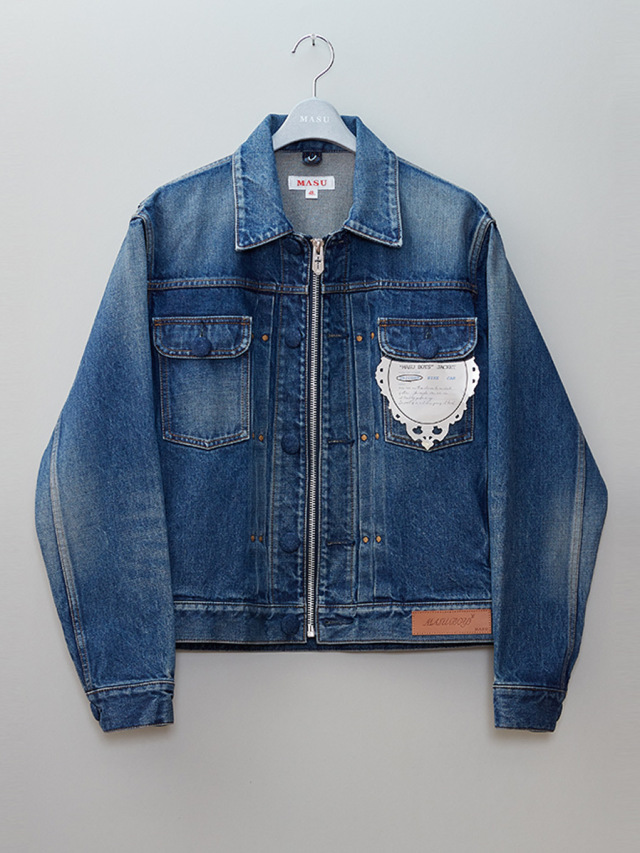 MASU ""MASU BOYS" JACKET (FADED)" - INDIGO
