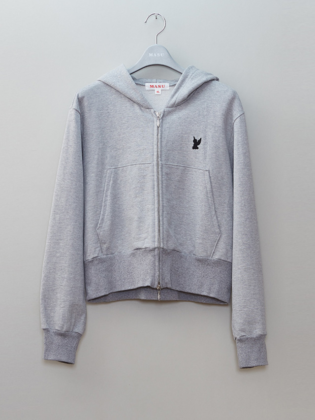 MASU "ANGEL ZIP-UP HOODIE" - GRAY