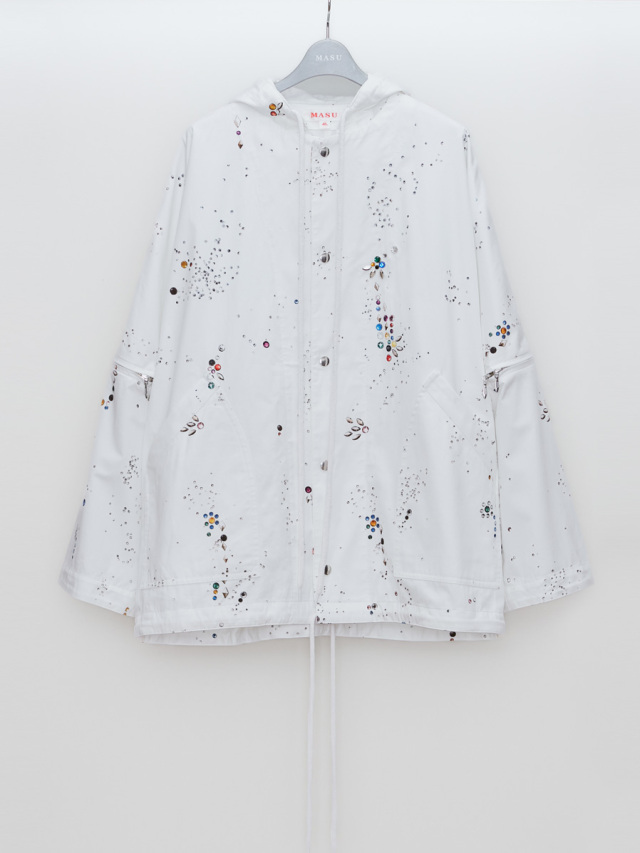 MASU "SEPARATE GALAXY PARKA" - WHITE